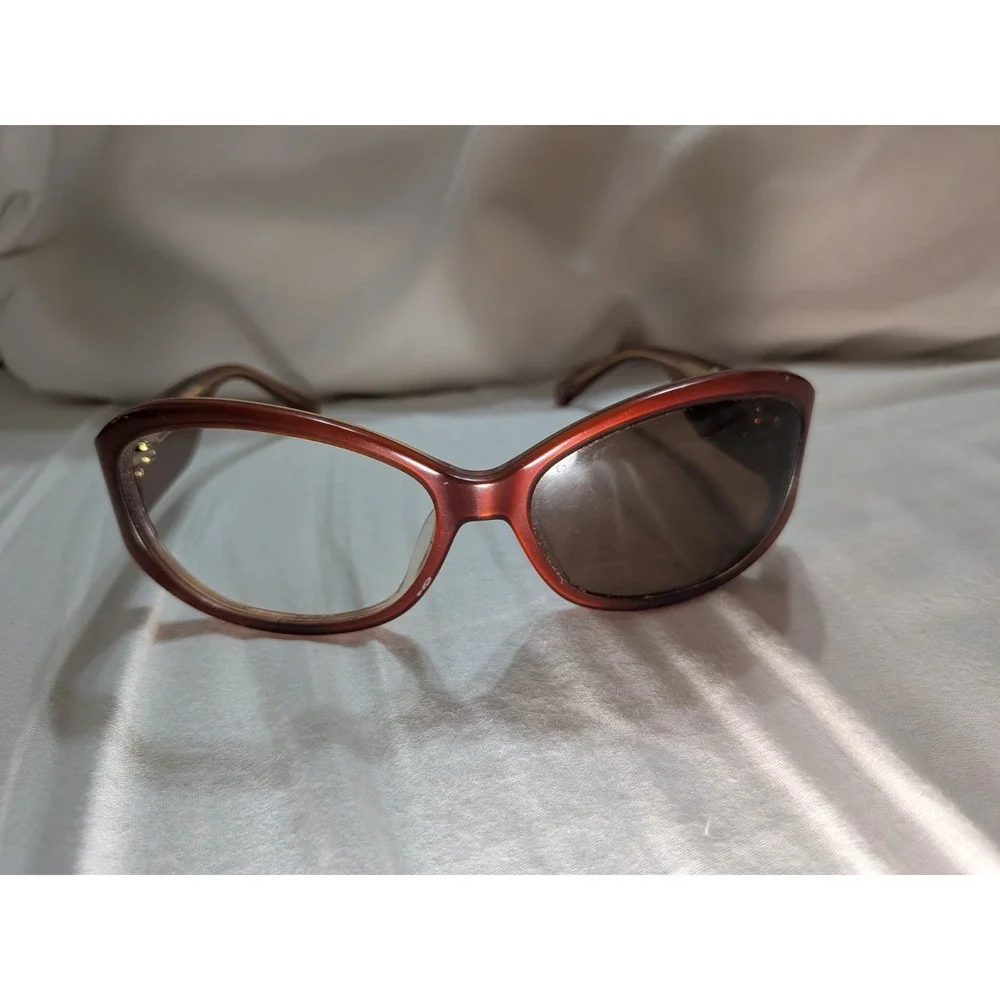 Womens Coach Alberta Sunglasses Frames Tangerine Red Hard Shell